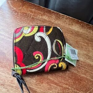 Vera Bradley Mini Zip Wallet Piccini Print – New With Tags